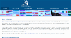 Desktop Screenshot of ailaoregon.org